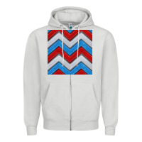 Dove Grey Glitter 4th of July Seamless Pattern Zipper Hoodie - BundleAndBundleShop
