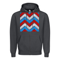 Smoke Glitter 4th of July Seamless Pattern Zipper Hoodie - BundleAndBundleShop