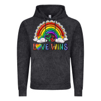 Vintage Black love wins with daisy and heart Vintage Hoodie - texasbilliewilder