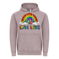 Vintage Zinc love wins with daisy and heart Vintage Hoodie - texasbilliewilder