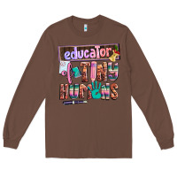 Chestnut educator of tiny humans Long Sleeve Tee - AdoDesignShop