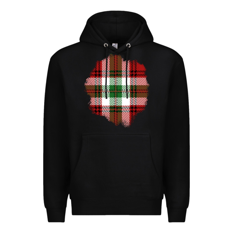 Christmas Tartan Patch Premium Hoodie by BundleAndBundleShop | Teevron