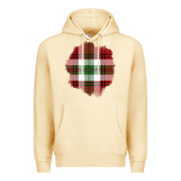 Pina Colada Christmas Tartan Patch Premium Hoodie - BundleAndBundleShop