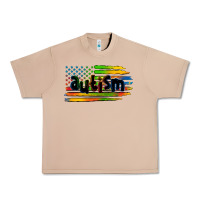 Burro autism american flag Urban Heavy Tee - Zillion Design Studio