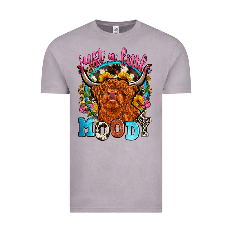 Just A Little Moody Vintage Tee by Zillion Design Studio | Teevron