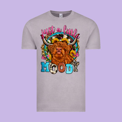 Just A Little Moody Vintage Tee Designed By Zillion Design Studio