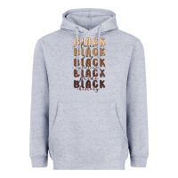 Heather Grey black history Heavyweight Hoodie - MaliasSmallBusiness