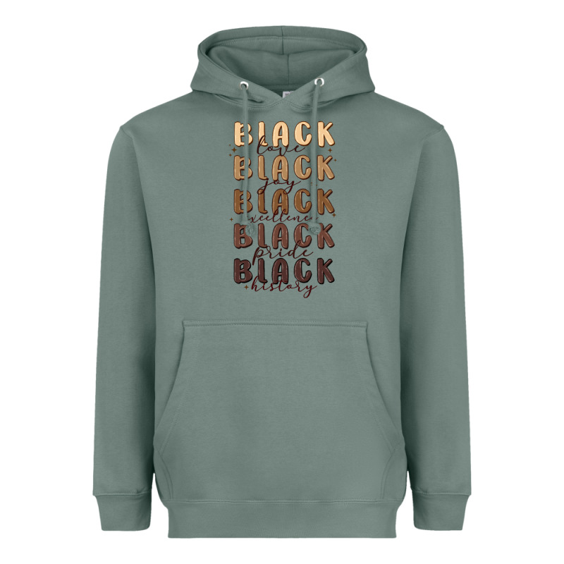 Black History Heavyweight Hoodie by MaliasSmallBusiness | Teevron