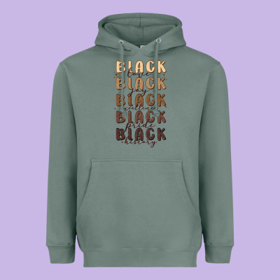 Black History Heavyweight Hoodie Designed By Maliassmallbusiness
