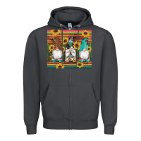 Smoke western gnomes cactus sunflowers serape wooden leopard gemstone Zipper Hoodie - Artiststas