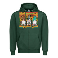 Sports Green western gnomes cactus sunflowers serape wooden leopard gemstone Zipper Hoodie - Artiststas