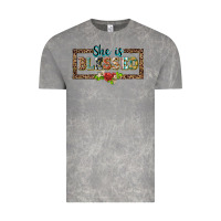 Cloud Rock she is blesssed floral Vintage Tee - BarkalooDesign