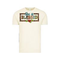 Vintage Arctic she is blesssed floral Vintage Tee - BarkalooDesign