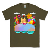 Army Green custom name summer beach toys Classic Tee - JahusDesignShop