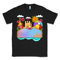 Black custom name summer beach toys Classic Tee - JahusDesignShop