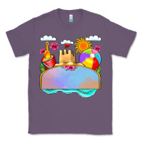 Lavender custom name summer beach toys Classic Tee - JahusDesignShop