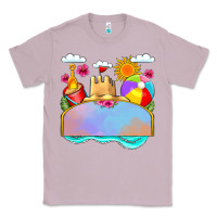 Lilac custom name summer beach toys Classic Tee - JahusDesignShop