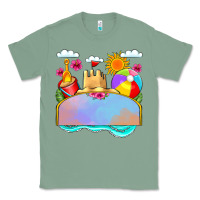 Sage custom name summer beach toys Classic Tee - JahusDesignShop