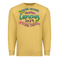 Antique Gold making memories vacation cancun 2024 together Premium Sweatshirt - MaliasSmallBusiness