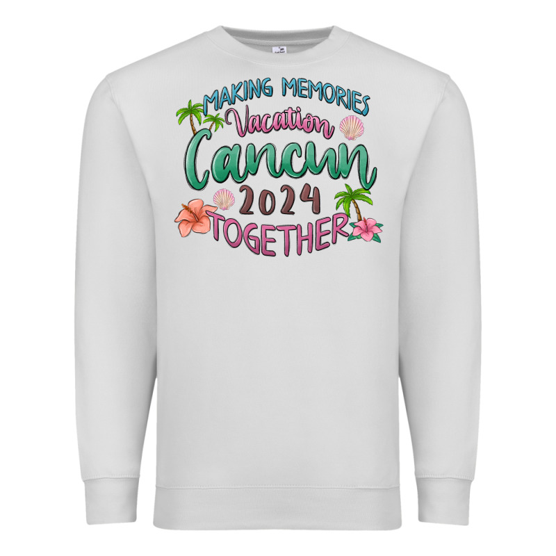 Making Memories Vacation Cancun 2024 Together Premium Sweatshirt by MaliasSmallBusiness | Teevron