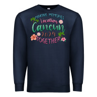 Navy making memories vacation cancun 2024 together Premium Sweatshirt - MaliasSmallBusiness