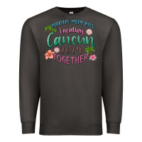 Smoke making memories vacation cancun 2024 together Premium Sweatshirt - MaliasSmallBusiness