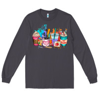 Smoke art teacher coffee cup Long Sleeve Tee - AdoDesignShop