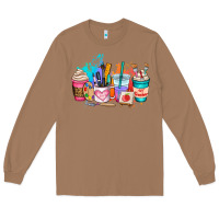 Toasted Coconut art teacher coffee cup Long Sleeve Tee - AdoDesignShop