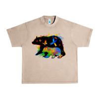 French Oak autism mama bear Urban Heavy Tee - Zillion Design Studio