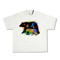 Pistachio autism mama bear Urban Heavy Tee - Zillion Design Studio