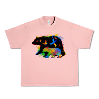 Salmon autism mama bear Urban Heavy Tee - Zillion Design Studio
