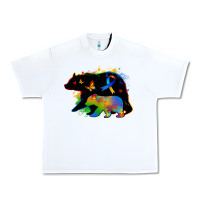 White autism mama bear Urban Heavy Tee - Zillion Design Studio