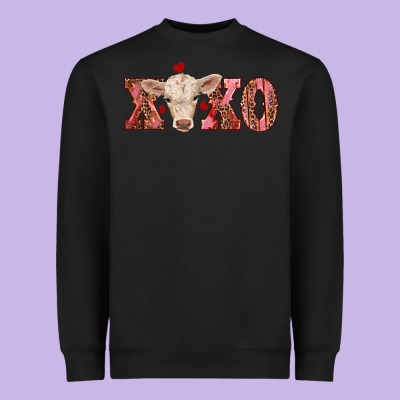 Xoxo Charolais Calf Heavyweight Sweatshirt Designed By Ranaportraitstore
