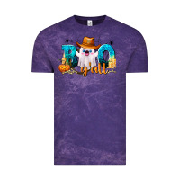Cloud Purple Boo Y'all Vintage Tee - texasbilliewilder