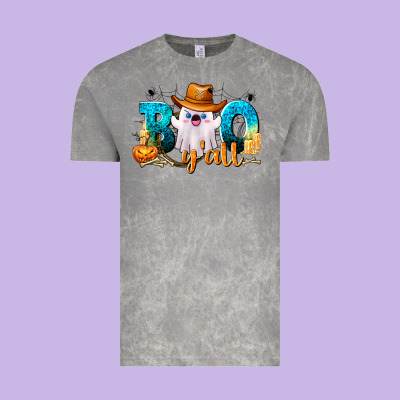 Boo Y'all Vintage Tee Designed By Texasbilliewilder