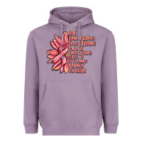 Lavender pink sunflower and cancer ribbon breast cancer Heavyweight Hoodie - MaliasSmallBusiness