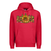 Cardinal Western Mom With Sunflower Premium Hoodie - BundleAndBundleShop