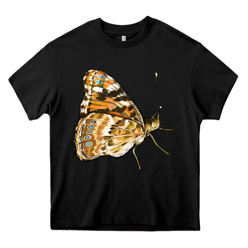 Painted Lady Butterfly Heavy Core Tee by LillyAllenDesigns | Teevron