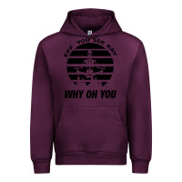 Mauve Wine EFF You See Kay Why Oh You Skeleton Yogas Vintage Urban Hoodie - Bettercallsaul