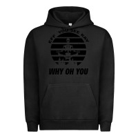 Pigment Black EFF You See Kay Why Oh You Skeleton Yogas Vintage Urban Hoodie - Bettercallsaul