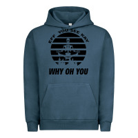 Pigment Midnight Navy EFF You See Kay Why Oh You Skeleton Yogas Vintage Urban Hoodie - Bettercallsaul