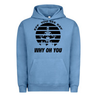 Pigment Pebble Blue EFF You See Kay Why Oh You Skeleton Yogas Vintage Urban Hoodie - Bettercallsaul