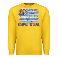 Lemon fishing lure flag keepin' it reel Premium Sweatshirt - MaliasSmallBusiness