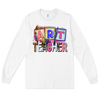 White art teacher Long Sleeve Tee - AdoDesignShop