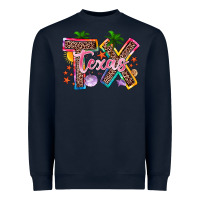 Navy texas summer Heavyweight Sweatshirt - Zillion Design Studio