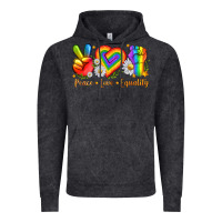 Vintage Arctic peace love equality Vintage Hoodie - texasbilliewilder