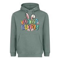 Sage mama bunny Heavyweight Hoodie - MaliasSmallBusiness