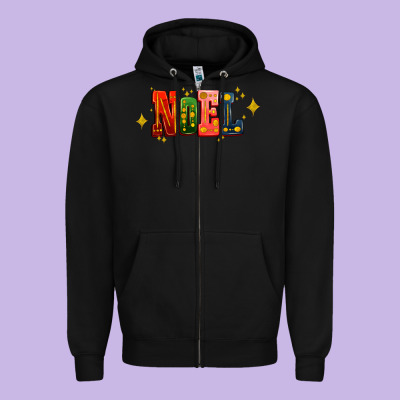 Noel Zipper Hoodie Designed By Adodesignshop