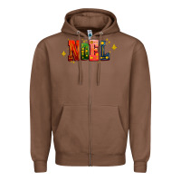 Chestnut noel Zipper Hoodie - AdoDesignShop