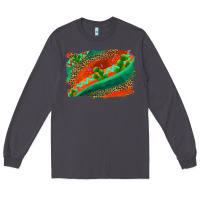 Smoke westerb aztec and leopard background Long Sleeve Tee - AdoDesignShop